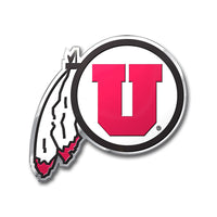 University of Utah Heavy Duty Aluminum Color Emblem