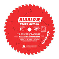 Diablo Steel Demon 8 in. D X 5/8 in. Cermet Metal Saw Blade 42 teeth 1 pk