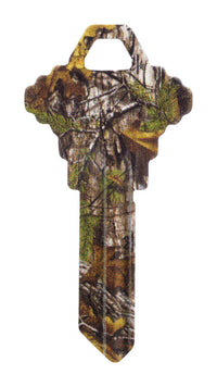 Hillman RealTree Green House/Office Universal Key Blank Single (Pack of 6).