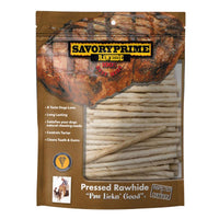 Savory Prime All Size Dogs Pressed Bone Rawhide 5 in. L 100 pk