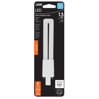 Feit PL GX23 LED Tube Light Soft White 13 Watt Equivalence 1 pk