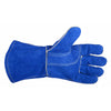 Forney 13.5 in. Leather Welding Gloves Blue L 1 pk