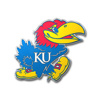 University of Kansas Heavy Duty Aluminum Color Emblem