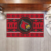 University of Louisville Holiday Sweater Rug - 19in. x 30in.