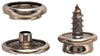 General 3/8 in. D Brass Screw Snap Fastener Refill 6 pk