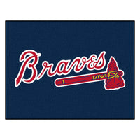 MLB - Atlanta Braves Tomahawk Rug - 34 in. x 42.5 in.