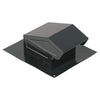 Broan-NuTone 4.8 in. H X 9.25 in. W X 11 in. L Powder-Coated Black Steel Roof Vent