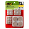 Scotch Felt Self Adhesive Protective Pad Beige Round 1 pk (Pack of 4)