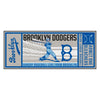 MLB - Los Angeles Dodgers Retro Collection Ticket Runner Rug - 30in. x 72in. - (1944 Brooklyn Dodgers)