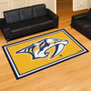 NHL - Nashville Predators Yellow 5ft. x 8 ft. Plush Area Rug