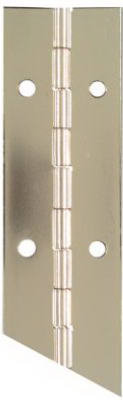 National Hardware 12 in. L Nickel Continuous Hinge 1 pk