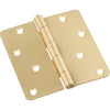 National Hardware 4 in. L Satin Brass Door Hinge 1 pk