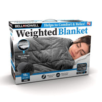 Bell + Howell Gray King Weighted Blanket 1 pk