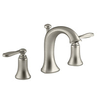 Kohler Brushed Nickel Widespread Bathroom Sink Faucet 8-16. in.