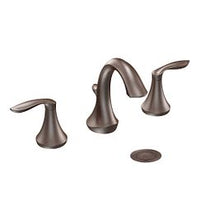 Oil rubbed bronze two-handle high arc bathroom faucet