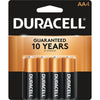 Duracell Coppertop AA Alkaline Batteries 4 pk Carded