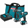 Makita 18V LXT Cordless Brushed 2 Tool Combo Kit