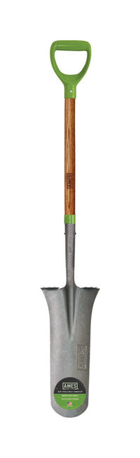 Ames 47 in. Steel Drain Spade Wood Handle