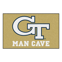 Georgia Tech Man Cave Area Rug - 5ft. X 8 ft.