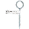 Hampton 2-5/8 in. x 4 in. L Zinc-Plated Steel Lag Thread Eyebolt Nut Included (Pack of 10)