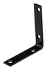 National Hardware 3.5 in. H X 0.75 in. W X 0.125 in. D Black Steel Inside Corner Brace