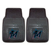 MLB - Miami Marlins Heavy Duty Car Mat Set - 2 Pieces