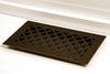 Steelcrest Designer 12 X 6 Wall /Ceiling Oil-Rubbed Bronze Return Vent Cover With Face Mounting Screw Holes No Damper