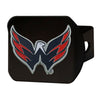 NHL - Washington Capitals Black Metal Hitch Cover - 3D Color Emblem