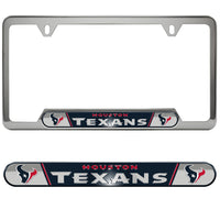 NFL - Houston Texans Embossed License Plate Frame