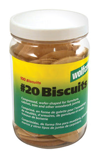 Wolfcraft No.20 Biscuits 100 pc