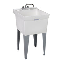 Mustee Utilatub 20 in. W X 24 in. D Single Thermoplastic Utility Tub Kit