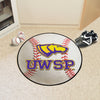 University of Wisconsin-Stevens Point Baseball Rug - 27in. Diameter