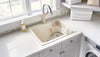 Liven Dual Mount Laundry Sink  - Biscuit