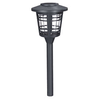 Solar Path LED Light, Stainless Steel & Black Finish, 4-Pk.