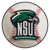 Northeastern State University Baseball Rug - 27in. Diameter