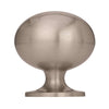 Amerock Allison Oval Cabinet Knob 1-3/8 in. D 1 in. Satin Nickel 10 pk