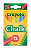 Crayola Nontoxic Assorted Color Chalk 12 pk