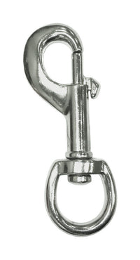 Baron 1 in. D X 4 in. L Nickel-Plated Steel Bolt Snap 110 lb