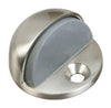 National Hardware Solid Brass Satin Nickel Silver Door Stop Mounts to floor 1.75 in.