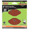 Gator 5 in. Aluminum Oxide Hook and Loop Sanding Disc 60 Grit Coarse 5 pk