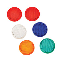 Hy-Ko Round Assorted Reflectors 6 pk