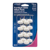 Softtouch White 7/8 in. Nail-On Plastic Chair Glide 16 pk