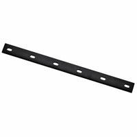 National Hardware 20 in. H X 1/4 in. W X 1.5 in. L Black Carbon Steel Mending Plate