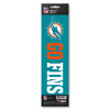 NFL - Miami Dolphins 2 Piece Decal Sticker Set