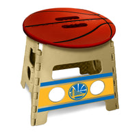 NBA - Golden State Warriors Folding Step Stool - 13in. Rise