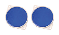 Hy-Ko 8.75 in. Round Blue Reflectors 2 pk (Pack of 12)