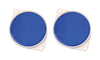 Hy-Ko 8.75 in. Round Blue Reflectors 2 pk (Pack of 12)