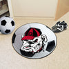 University of Georgia Old Bulldog Soccer Ball Rug - 27in. Diameter