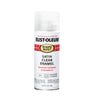 Rust-Oleum Stops Rust Satin Clear Spray Paint 12 oz. (Pack of 6)