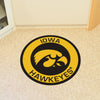 University of Iowa Roundel Rug - 27in. Diameter